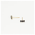 Pendientes Oro Amarillo 375/1000 “Trio De Puces Zafiro 0.24Ct/6”