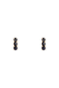 Pendientes Oro Amarillo 375/1000 “Trio De Puces Zafiro 0.24Ct/6”