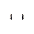 Pendientes "Trío de pendientes de botón con zafiros 0,24 ct/6" Oro amarillo 375/1000 - Oro amarillo 375/1000