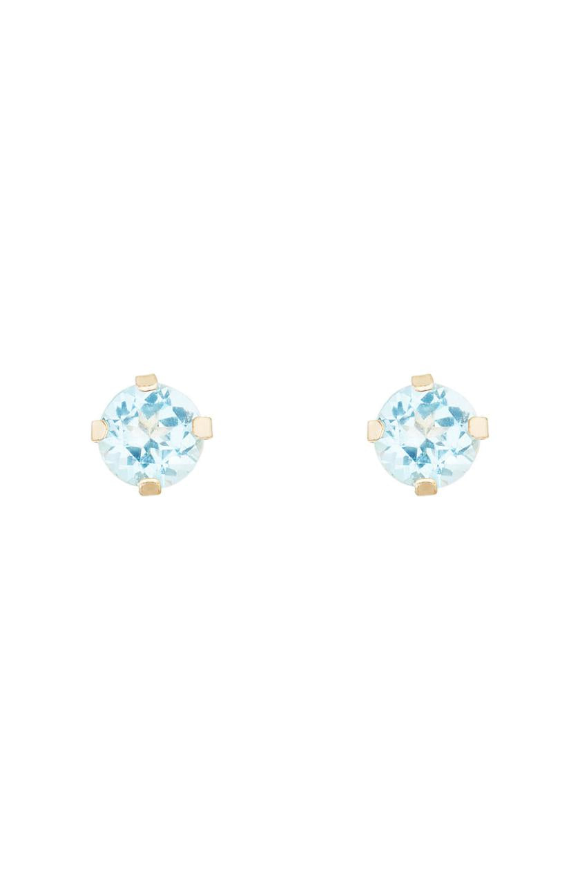 Pendientes “Chips de topacio azul de 3 mm”: 0,17 quilates/2
