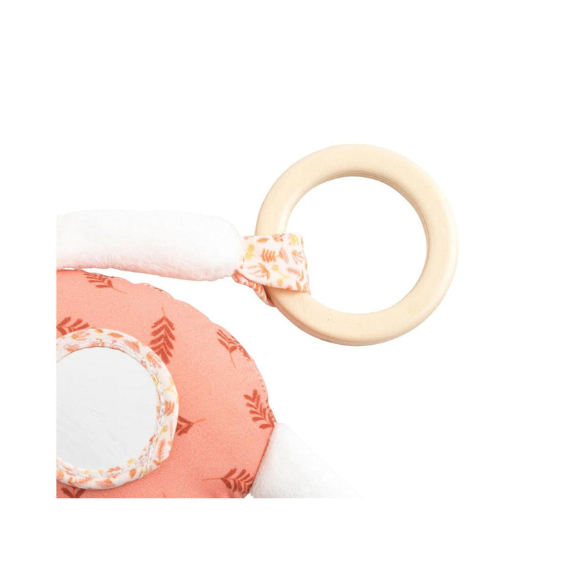 Jouet D'Activités En Velours Blanc