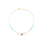 Esme Labradorite And Amazonite Necklace