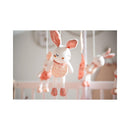 Mobile Musical En Velours Blanc