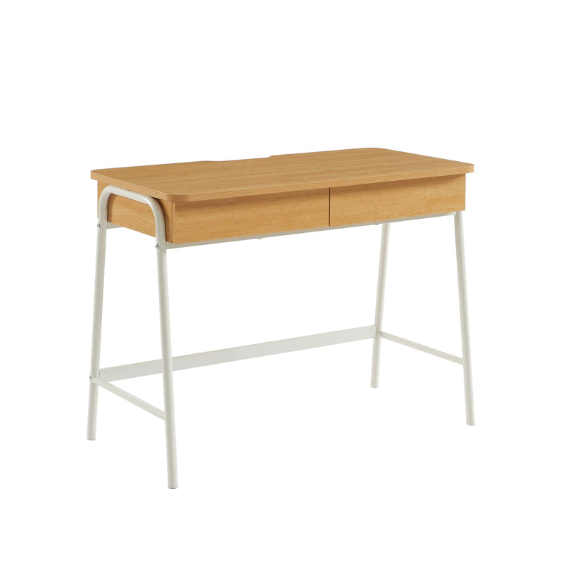 Escritorio - Esra - Efecto Roble y Blanco