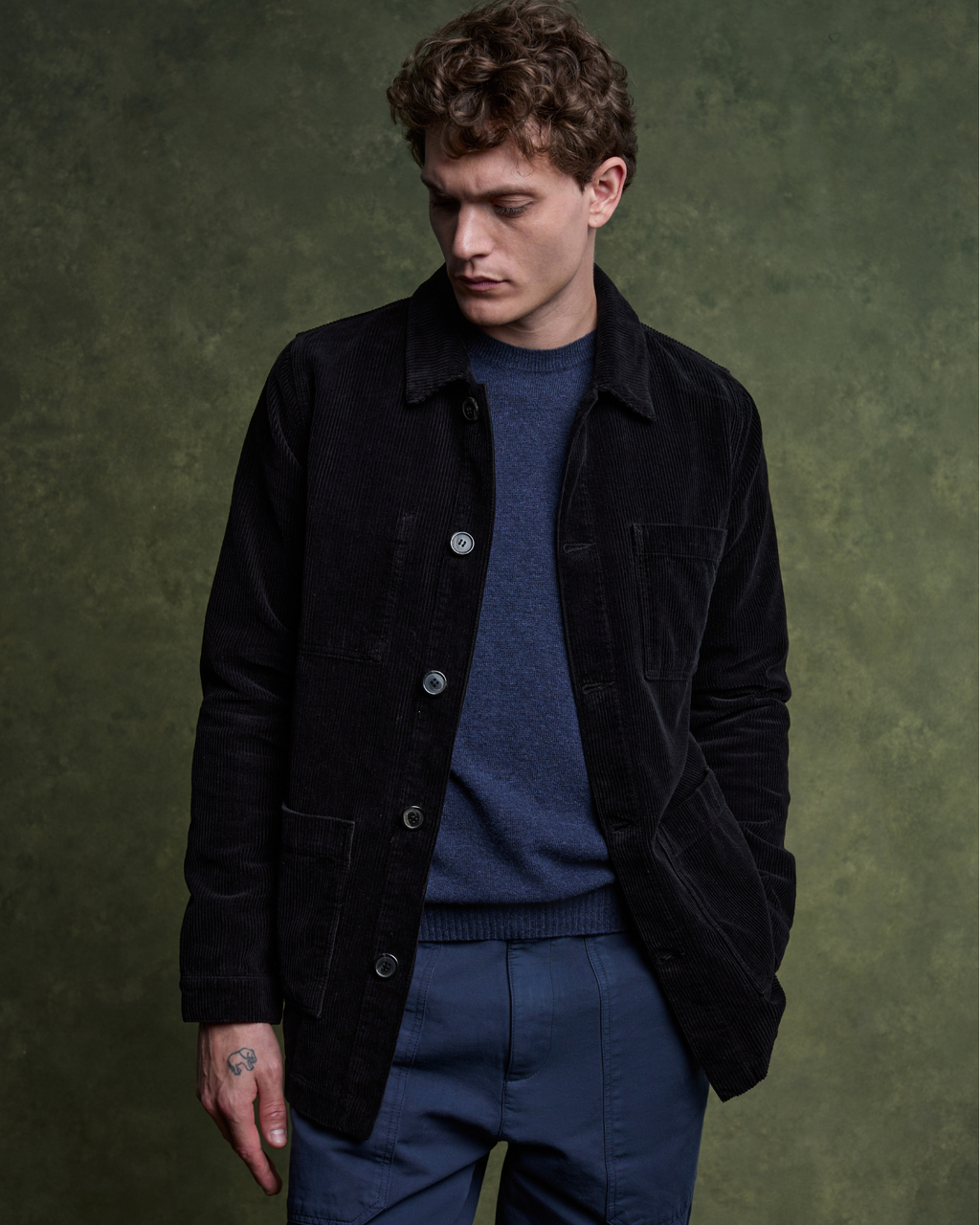 Veste De Peintre Esteve - Noir Onyx