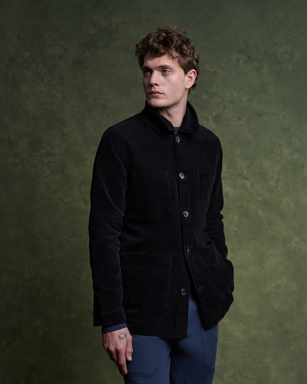 Veste De Peintre Esteve - Noir Onyx