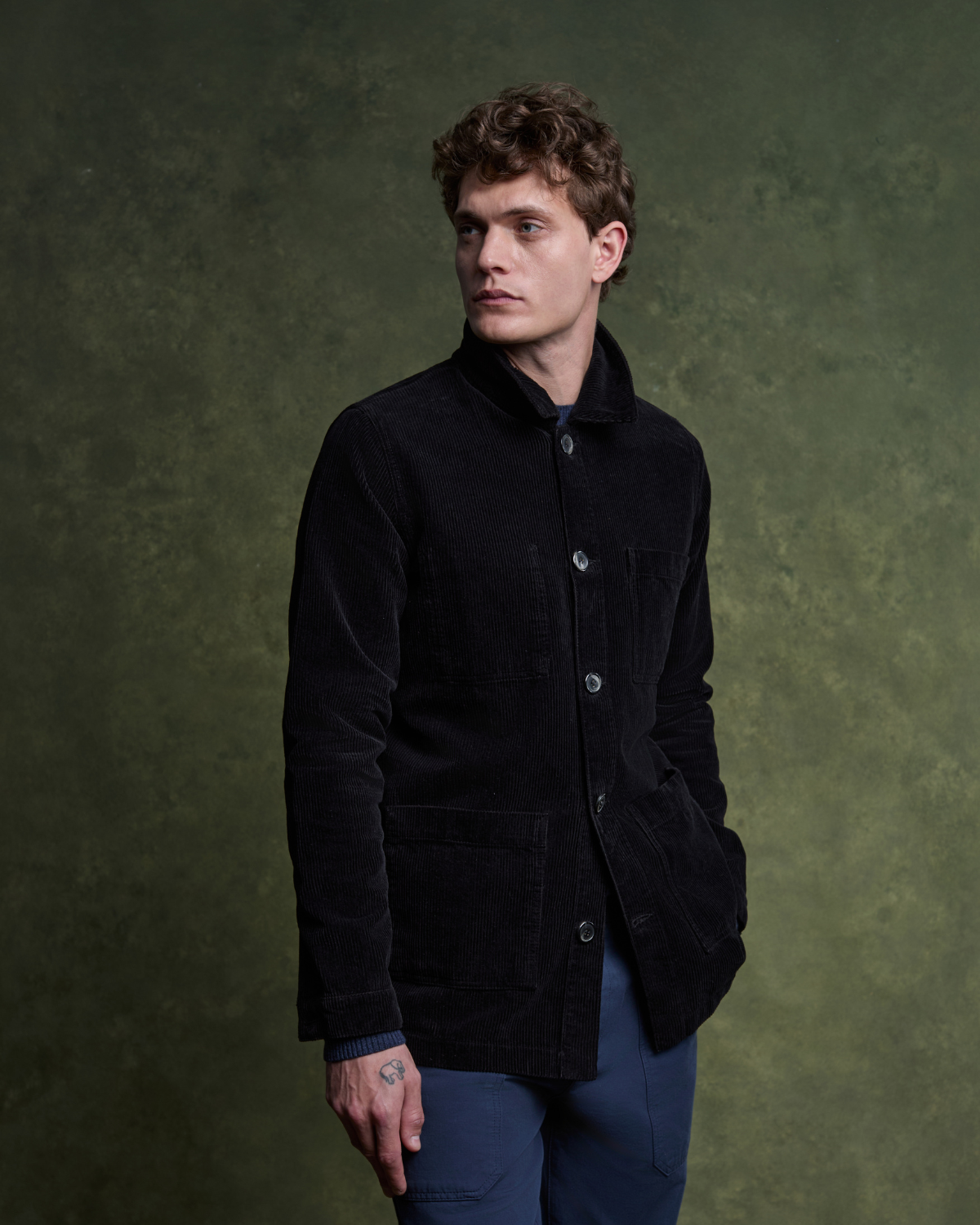 Veste De Peintre Esteve - Noir Onyx
