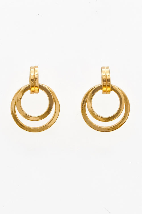 Boucles D'Oreilles "Fiamma" - Argent 925/1000 Doré