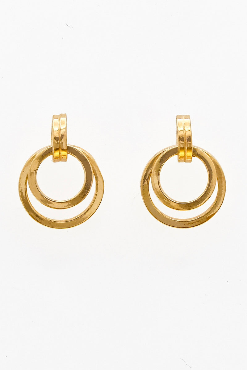 Boucles D'Oreilles "Fiamma" - Argent 925/1000 Doré