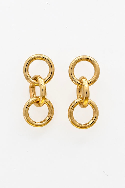 Boucles D'Oreilles "Licia" - Argent 925/1000 Doré