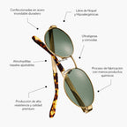 Gafas De Sol Mali - Dorado Amarillo