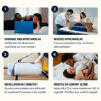Matelas hybride luxe Victoria - mémoire de forme - 30cm
