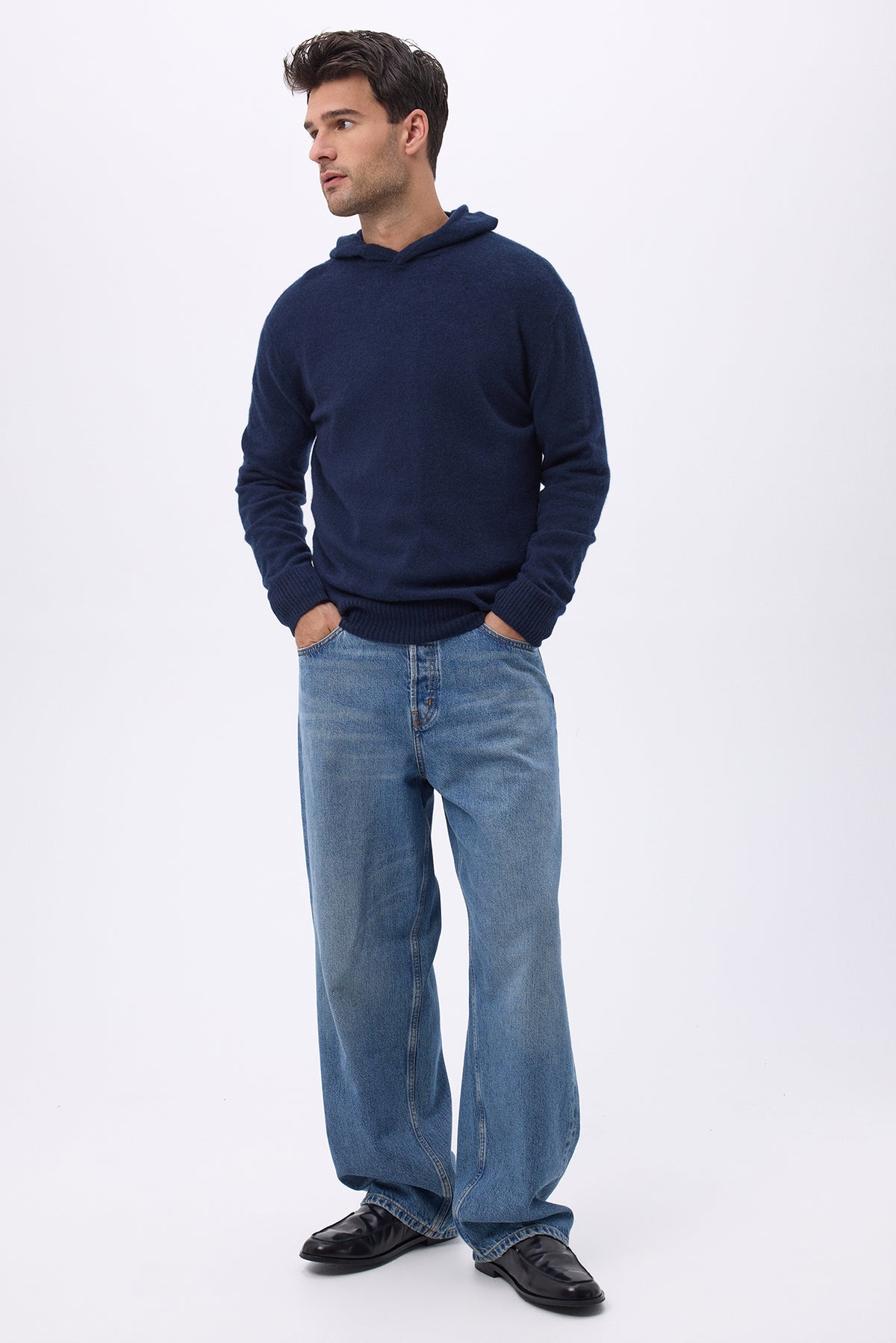 Sweat A Capuche H Ethan - Bleu Marine - Homme