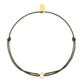 Pulsera Cordón Estrella Hueca Caqui