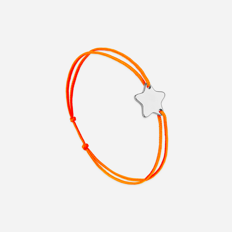 Orange Star Bracelet - Orange