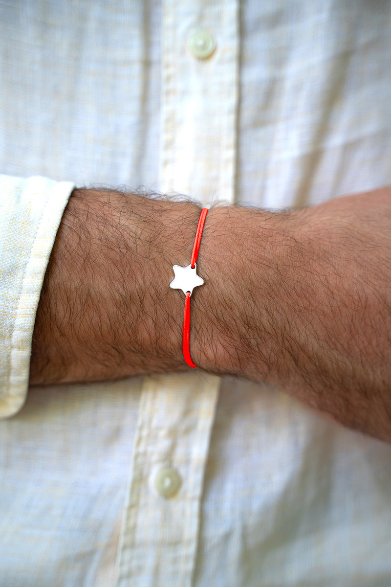 Orange Star Bracelet - Orange