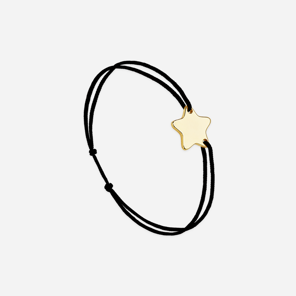 Black Star Bracelet - Black