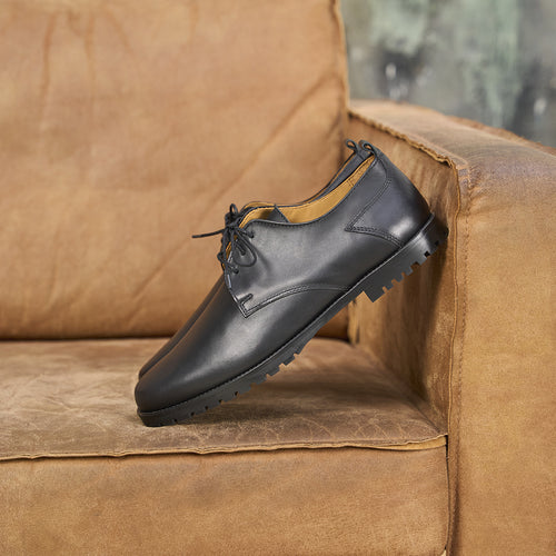 Derbies Le Jeune Étourdi Cuir Noir