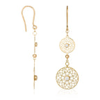 Npc Boucles D'Oreilles "Ancestral" Or Jaune 375/1000