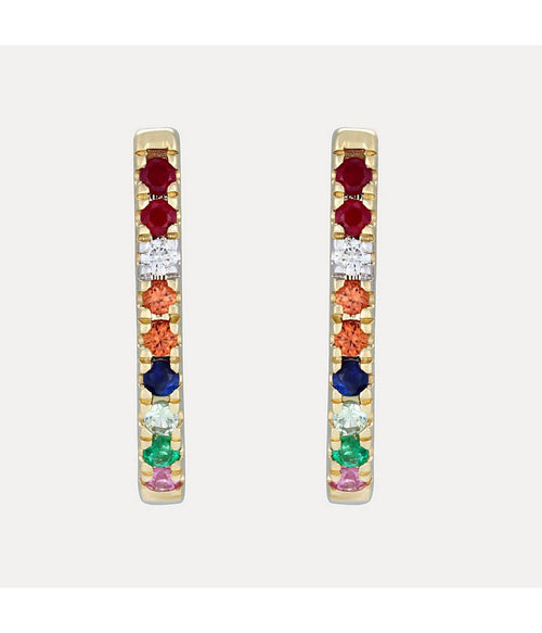 Boucles D'Oreilles "Ruth" - D0,02/2 Mix0,19/16 - Or Jaune
