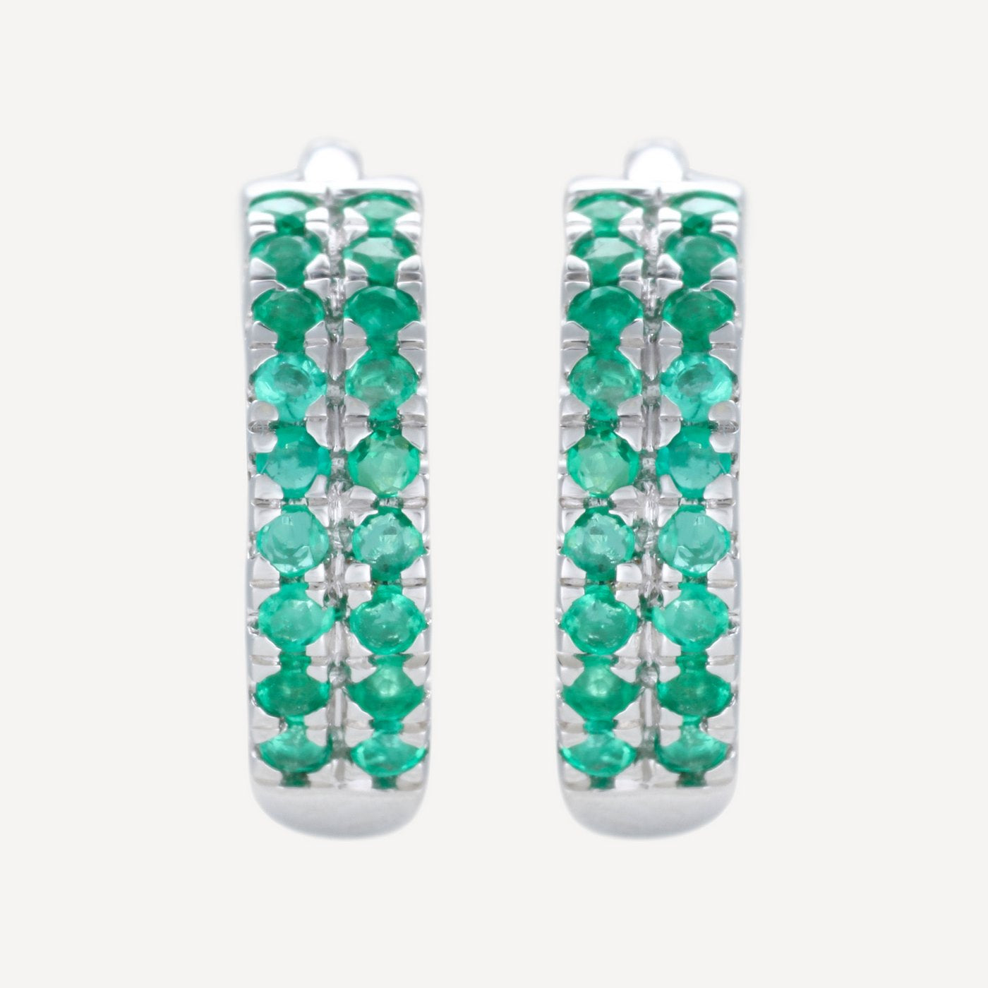 Boucles D'Oreilles "Faye" E0,29/36 - Or Blanc 375/1000