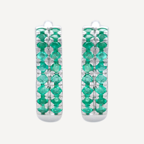 Boucles D'Oreilles "Faye" E0,29/36 - Or Blanc 375/1000