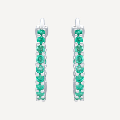 Boucles D'Oreilles "Lou" E0,23/32 - Or Blanc 375/1000