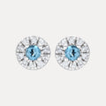 Boucles D'Oreilles "Hunter" D0,06/20 Lbt0,07/2 - Or Blanc 375/1000