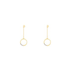 Boucles D'Oreilles "Alexa" D0,04/12 - Or Jaune 375/1000