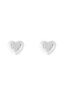Boucles D'Oreilles "Bébé D'Amour" D0,04/12 - Or Blanc 375/1000
