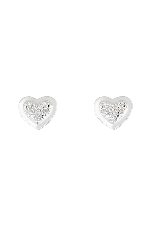 “Bébé D’Amour” Earrings D0.04/12 – 375/1000 White Gold