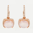 "Hobart" Earrings, D 0,407/74 Pq 4,6/2 - 375/1000 Rose Gold