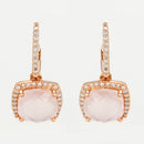 Boucles D'Oreillles "Hobart" D 0,407/74 Pq 4,6/2 - Or Rose 375/1000