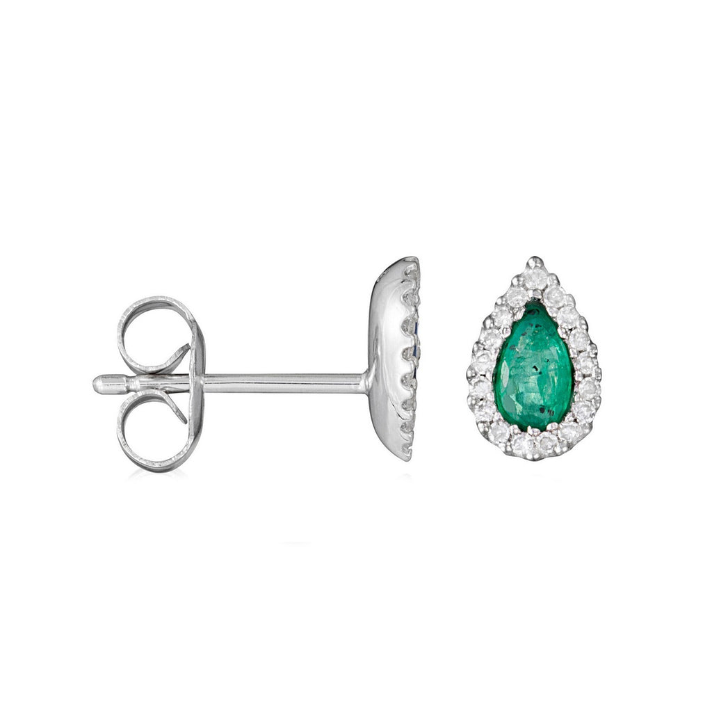 "Sunbury" Earrings D 0.10/34 Em 0.66/2 - 375/1000 White Gold
