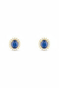 Pendientes “Abra” con Diamantes 0.13/36 y Zafiros 1.1/2