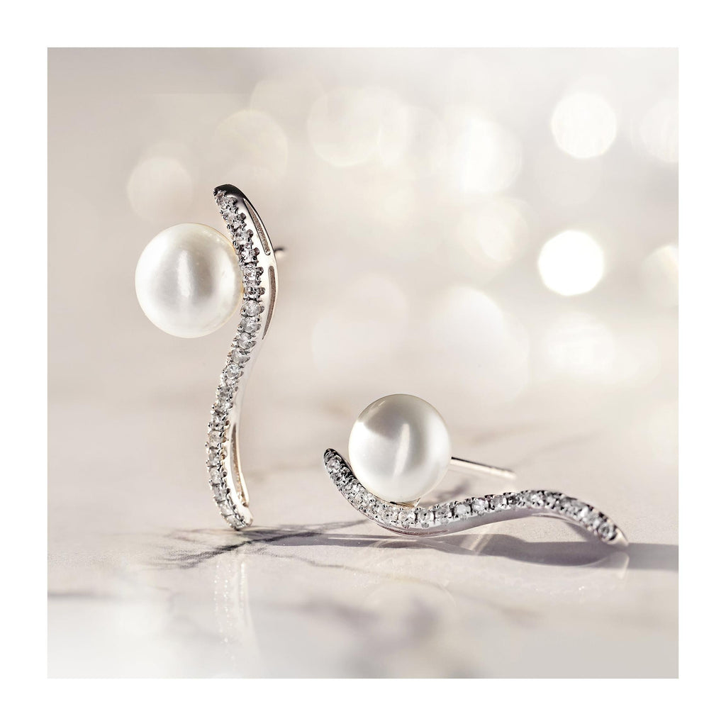 Boucles D'Oreilles "Vague Sublime" P6Mm*2 D 0,17/38