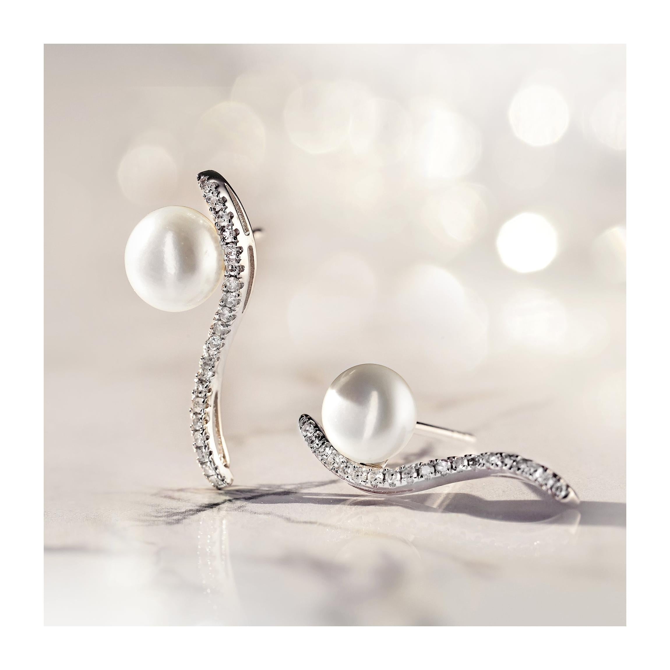 Boucles D'Oreilles "Vague Sublime" P6Mm*2 D 0,17/38