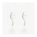 “Sublime Wave” Earrings P6Mm*2 D 0.17/38