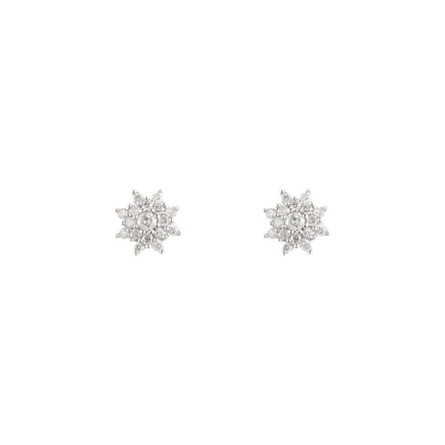 Boucles D'Oreilles "Lecce" D 0,254/34 - Or Blanc 375/1000