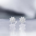 Boucles D'Oreilles "Lecce" D 0,254/34 - Or Blanc 375/1000