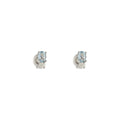 Pendientes "Azur" D0.08/2 Topacio Azul 0.48/2 - Oro blanco 375/1000