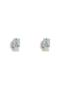 “Azur” earrings D0.08/2 Blue Topaz 0.48/2