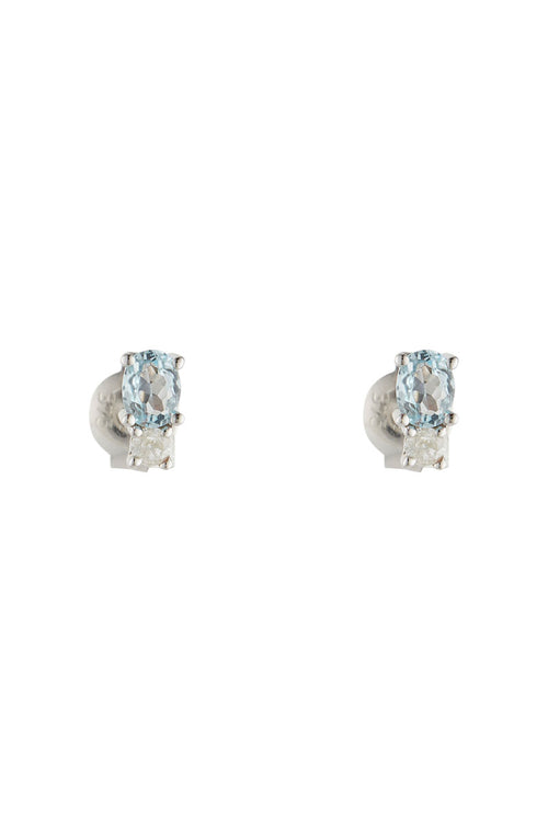 Boucles d'oreilles "Azur" D0,08/2 Blue Topaze 0,48/2