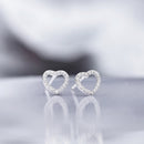 Boucles D'Oreilles "Cagliari" D 0,007/2 - Or Blanc 375/1000