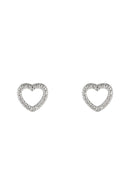 Earrings "Cagliari" D 0,007/2 - Gold Blanc 375/1000