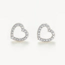 Boucles D'Oreilles "Cagliari" D 0,007/2 - Or Blanc 375/1000