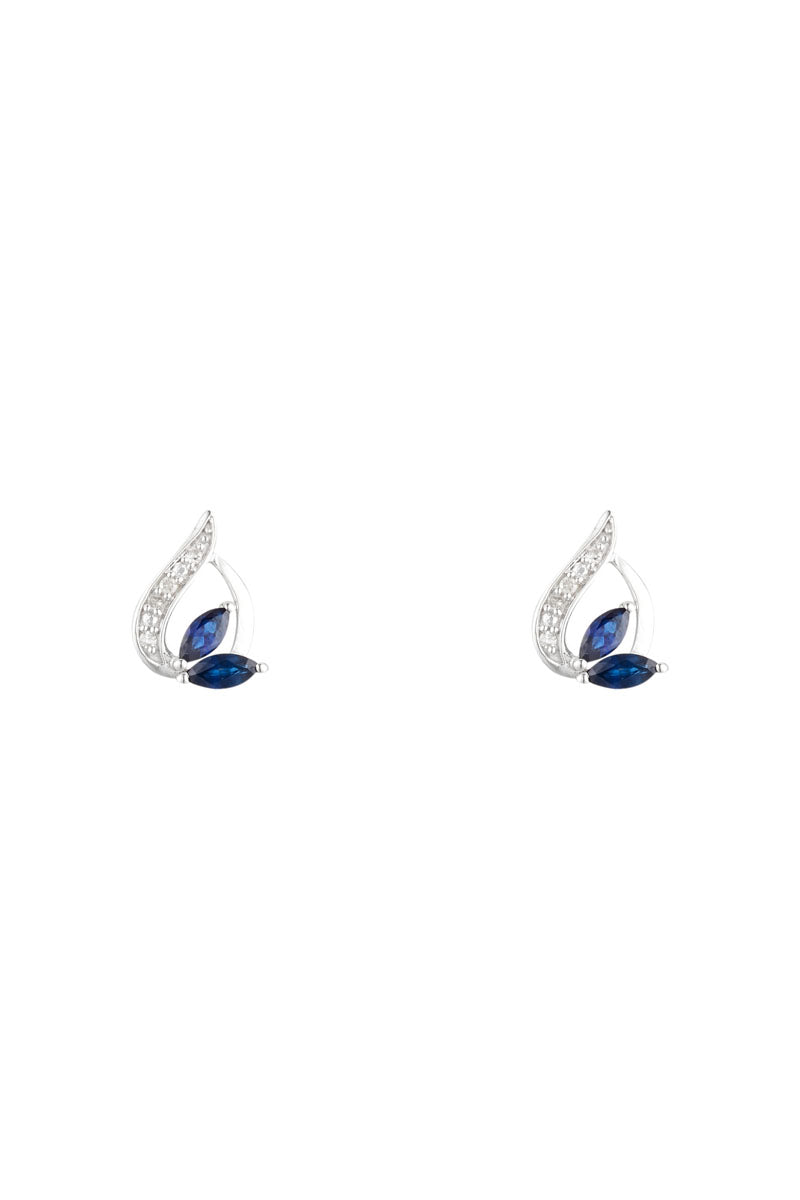 Boucles D'Oreilles "Coban" D 0,045/8  Saphir 0,532/4
