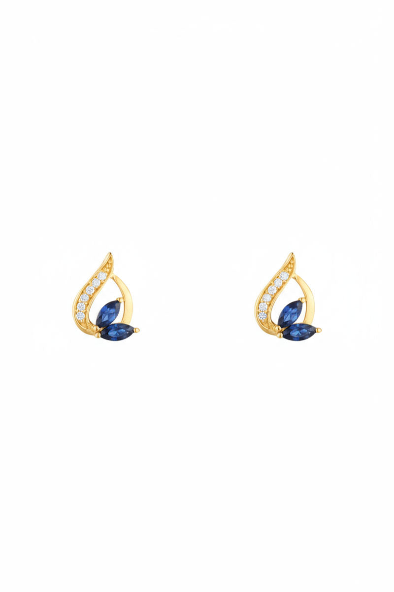 Boucles d'oreilles "Coban" D 0,045/8  Saphir 0,532/4