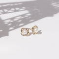 Boucles D'Oreilles "Mitsa" D 0,216/48 Perle 2 - Or Jaune 375/1000