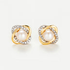 Boucles D'Oreilles "Mitsa" D 0,216/48 Perle 2 - Or Jaune 375/1000